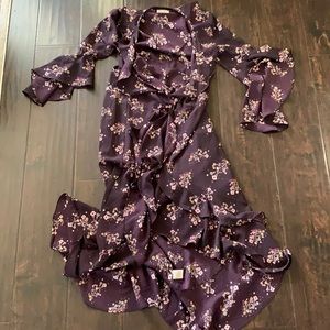 Max studio maxi wrap dress